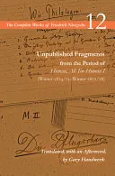 Unpublished Fragments from the Period of Human, All Too Human I (Winter 1874/75–Winter 1877/78)
